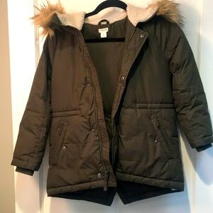 JCrew Crewcuts Boys fishtail parka